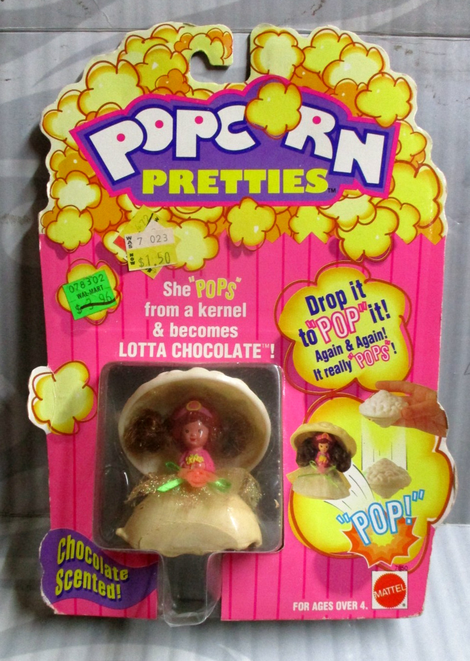 Popcorn Pretties 1991 Mattel Chocolate  Scented Factory Seal