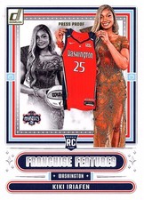 2025 Donruss WNBA Franchise Features Press Proof #18 - Kiki Iriafen - Mystics NM