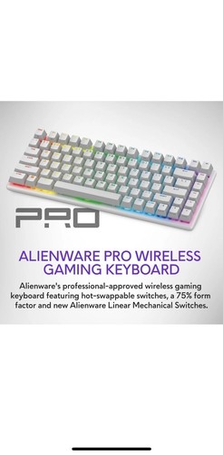 Alienware Pro Wireless Gaming Keyboard - Bluetooth 5.1/2.4 GHz Lunar Light - Afbeelding 8 van 15