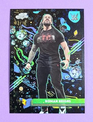 2026 Topps Cosmic Chrome WWE | *BLACK ECLIPSE* SSP #7 | ROMAN REIGNS *(#/10)*