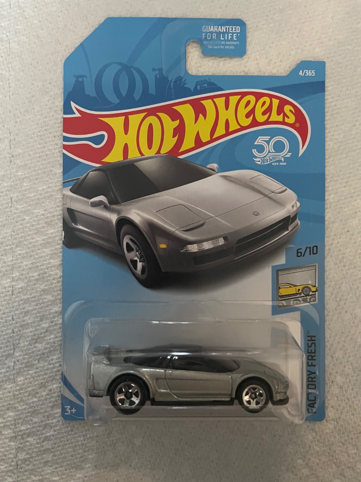 2017 Hot Wheels Factory Fresh 90 Acura Nsx Silver 6/10