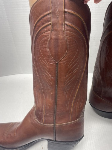 Lucchese San Antonio Vintage L6609 8 D Cowboy Western Stiefel Braun Herren - Bild 4 von 10