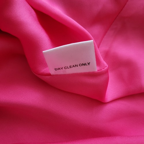 NWT Pink Silk Midi Dress Women's Size Medium Fit & Flare Sleevless By (tl)... - Picture 10 of 12