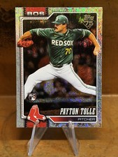 Payton Tolle 2026 Topps Series 1 Celebration Holo Foil Glitter (RC) #15 Red Sox