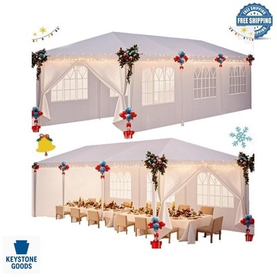 10x30 Waterproof Party Tent with Removable Sidewalls for Events & Celebrations
