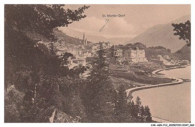 AUTO-AGNP12-0518-SCHWEIZ - St. Moritz Dorf