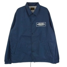 NEIGHBORHOOD 14AW 141SNH-JKM03 BROOKS N-JKT Nylon Coach Jacket Navy Used LIFE-0