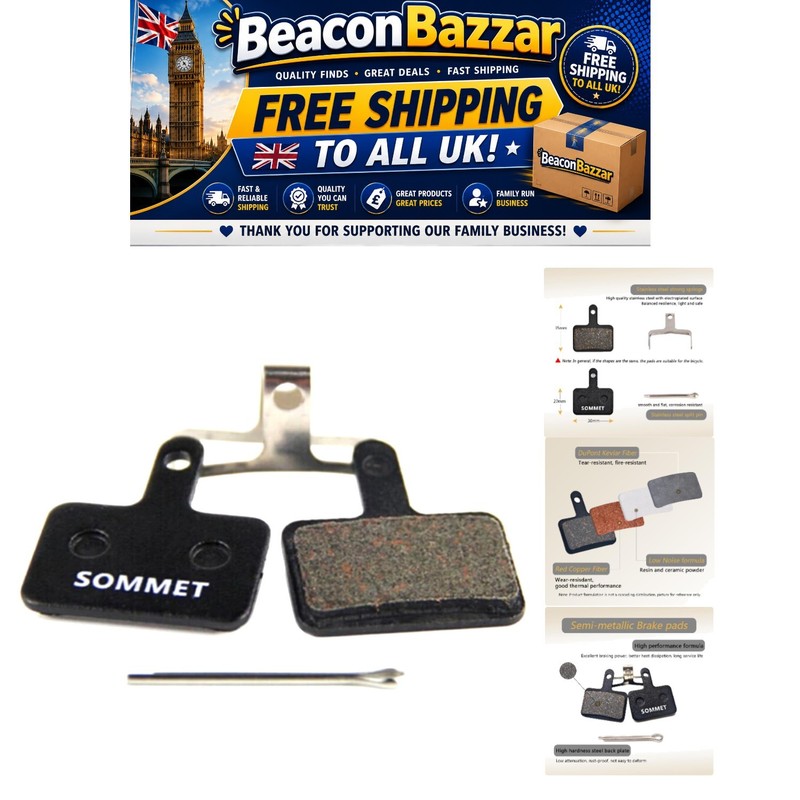 Reliable Black Brake Pads for Tektro Orion - Comfortable & Robust Performance