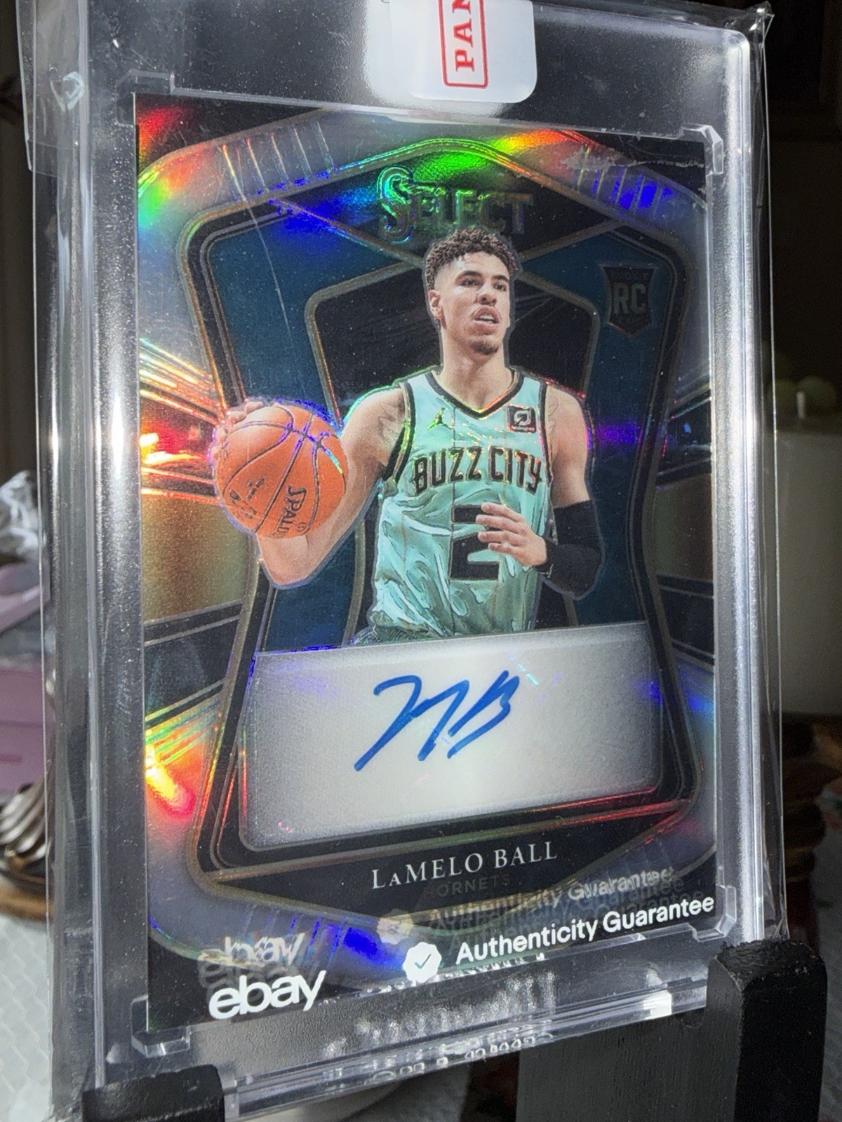 2020-21 Panini Select - Rookie Signatures LaMelo Ball #RS-BAL /249 (AU, RC)