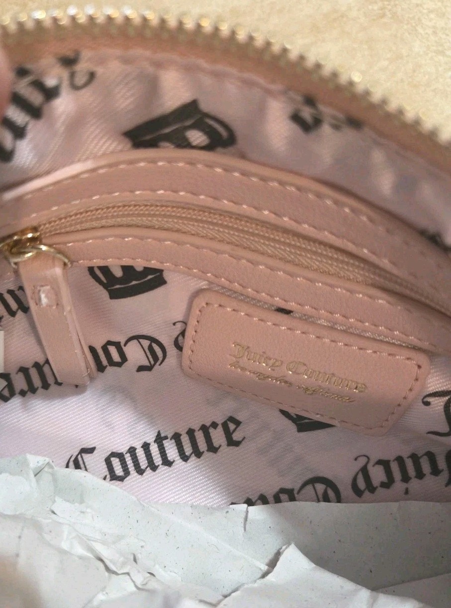 Women's Juicy Couture Bling Bling Roll Bag  Pink Multi Exclusive New With Tags ! image 6