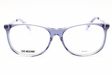 Moschino Love MOL589 0RY8 00 Violet Lilac 55mm Eyeglasses New Authentic