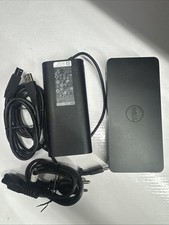 Dell D3100 USB 3.0 Ultra 4K Triple Display Docking Station 130w Adapter  Cable
