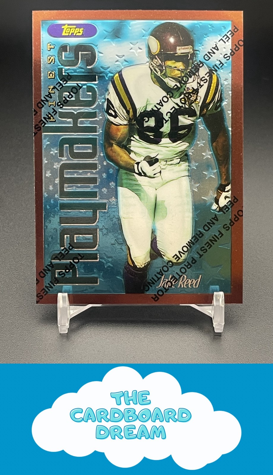 Jake Reed 1996 Finest #52 Minnesota Vikings