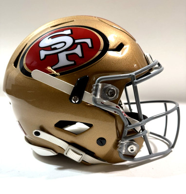 RIDDELL SPEED FLEX ''SAN FRANSISCO 49'ers'' TROPHY FOOTBALL HELMET LARGE