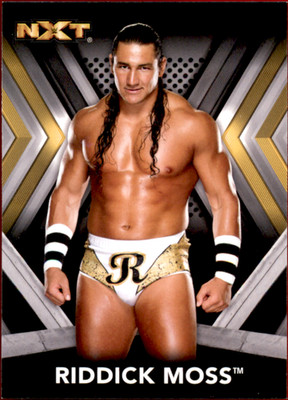 RIDDICK MOSS 2017 Topps WWE NXT Roster Insert #25 Pro Wrestling Trading Card