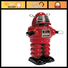 Collectible Tin Robot Toy - Colorful Vintage Design, Fun for Kids & Adults on The Hot Collector