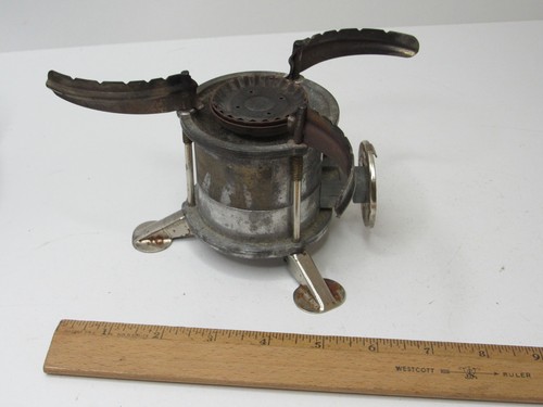 Rare Vintage Hiking Camp Stove Portable In Caring Case Japan OK R R R #P15 - Imagen 11 de 11