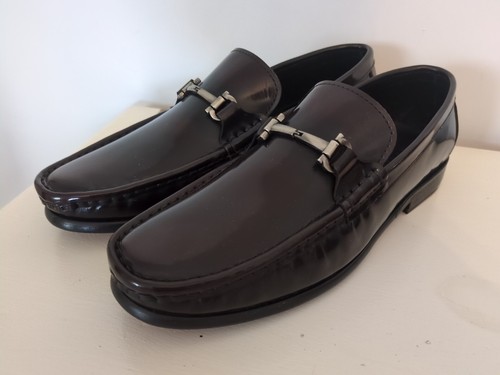 salvatore ferragamo mens Loafers Driving Shoes Uk 8 New