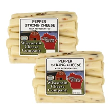 Wisconsin Cheese Company - Pepper String Cheese (2 - 12 oz. Packs)