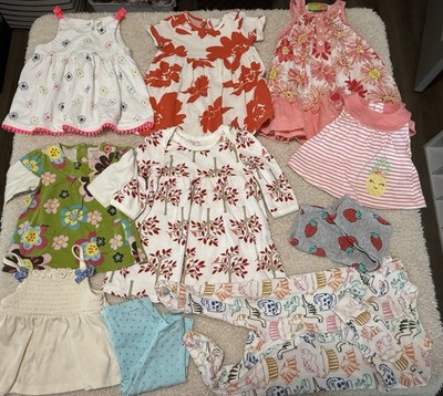 Toddler Girls Lot Of 9 Pieces Dresses Shirts Pants 3-6M Penelope Mack Old Navy