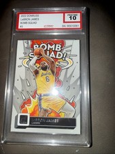 Nba/mlb/nfl bomb squad lot 16 Cards with a pristine 10 graded lebron bomb squad
