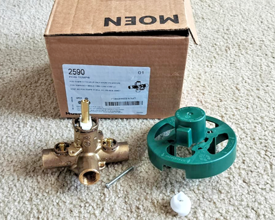 #ad Moen 2590 PosiTemp Rough In Pressure Balancing Cycling Shower Valve with Stops $139.38