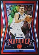 2022-23 Panini Chronicles Marquee Red 136/149 Luka Doncic #257