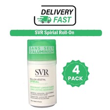 Svr Spirial Antiperspirant Deodorant Roll-On 50ml - 4 PACK