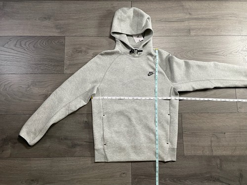 Nike Sportswear Tech Fleece Pullover Grau Hoodie Herren Gr. Medium Neu FB8016-06 - Bild 9 von 11