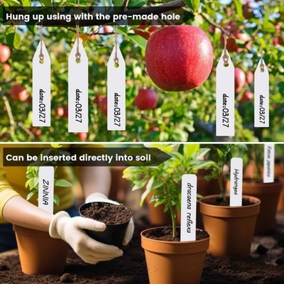 Practical Garden Labels Markers For Crops With Fine End Easy To Write And Place