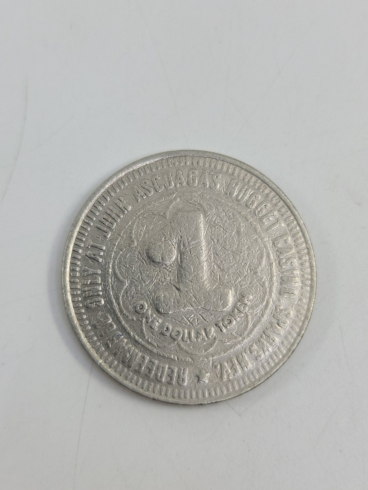 John Ascuaga's Nugget Casino Sparks Nevada 1$ Slot Machine Token Coin