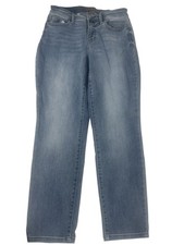 Judy Blue Jeans Size 9/29 Blue Denim Slim Fit Stretch Casual Button Zip Up