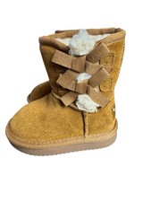Koolaburra By Ugg Victoria Short Boots Chestnut Girls Kids Size 5