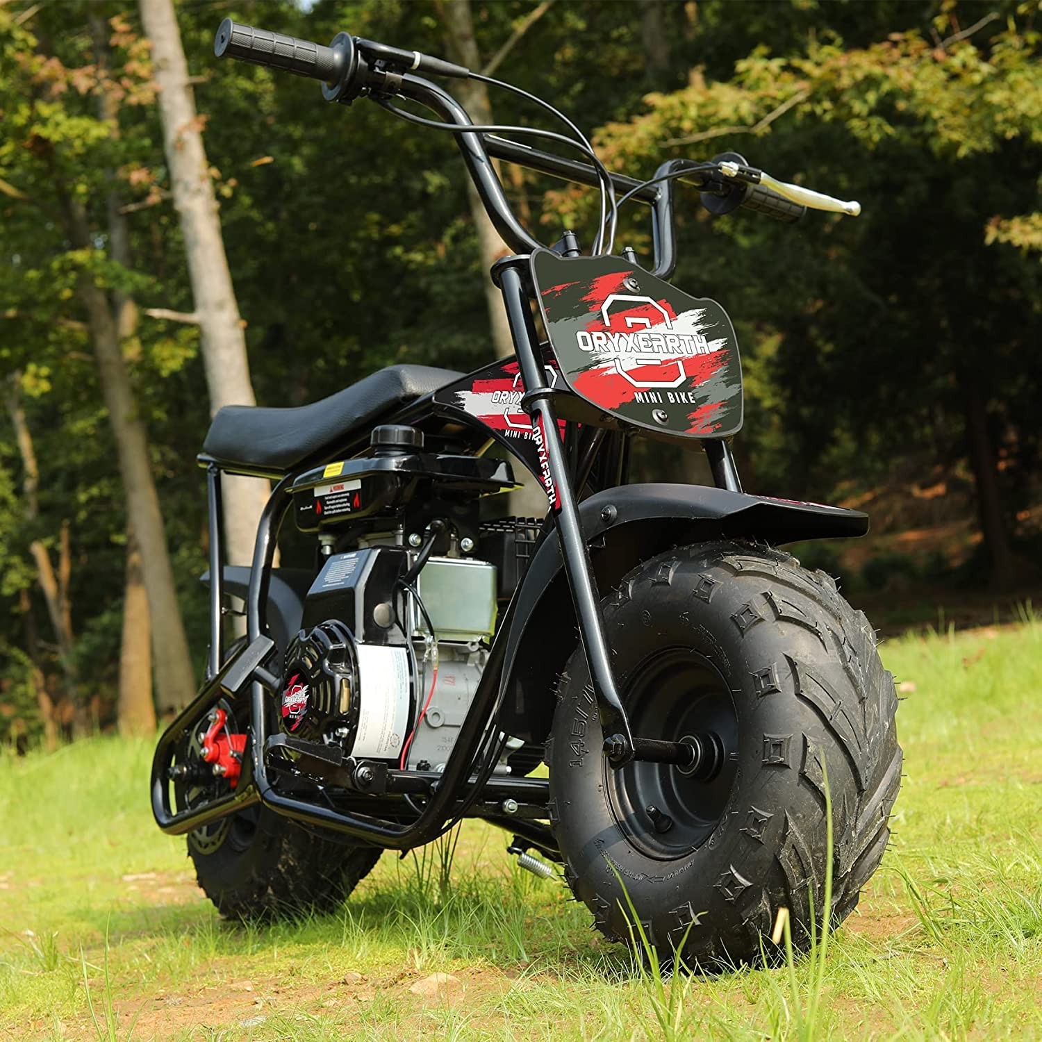 Oryxearth 105CC Mini Dirt Bike, Adult 4-Stroke Gas Powered Off Road Trail, Race