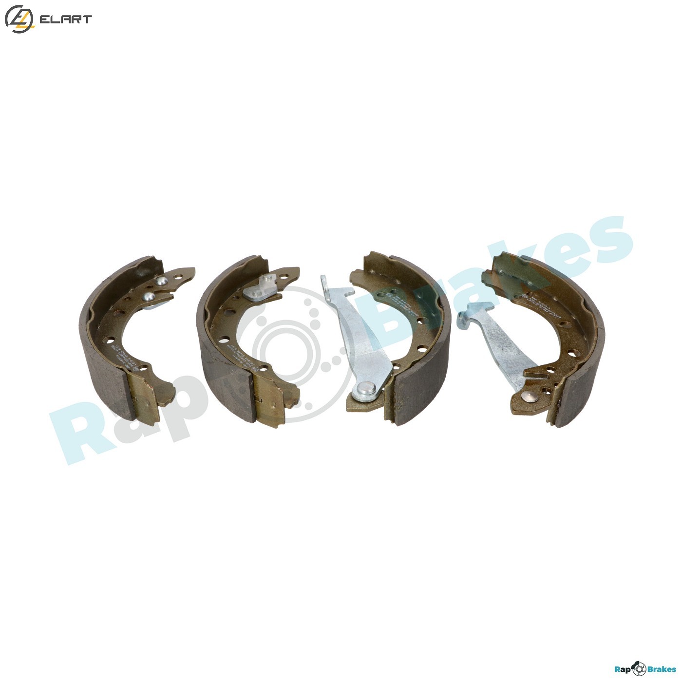 BRAKE SHOE SET PARKING BRAKE R-S0012 FOR RENAULT SKODA 110 E-CITIGO 100 1.7L 21