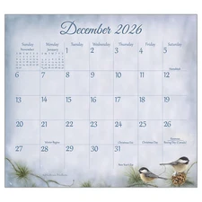 Legacy Publishing Group,  Songbirds by Hautman Brothers 2026 Magnetic Calendar,