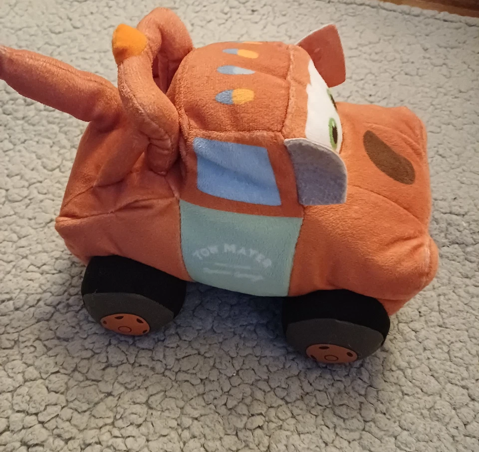 Tow Mater Plush Disney Cars Soft Toy Teddy Doll - 8" - VGC - rare/collectable - Image 2 of 4