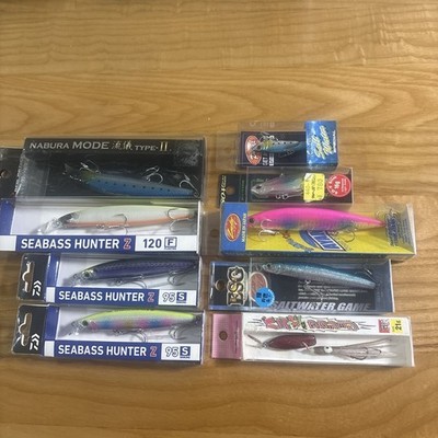 set Daiwa Seabass Hunter Duo Lucky Craft Real Method Minnow ibe Dai-pen Rock