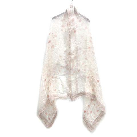 Faliero Sarti Large Stole Dot Ivory Baby Pink 190Cm 80Cm Women - Bild 3 von 4