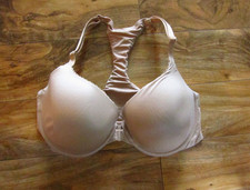 Victoria's Secret Beige Front Close Lined Demi Bra Size 36DDD