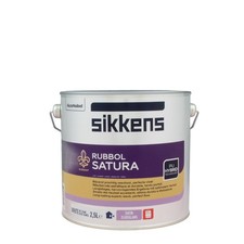 Sikkens Rubbol Satura (Plus) weiss 2,5L, Seidenglanzlack, Holzlack