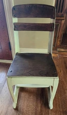 Vintage 1950s American Seating Co Envoy Metal Wood Childs School Chair #13 25.5"