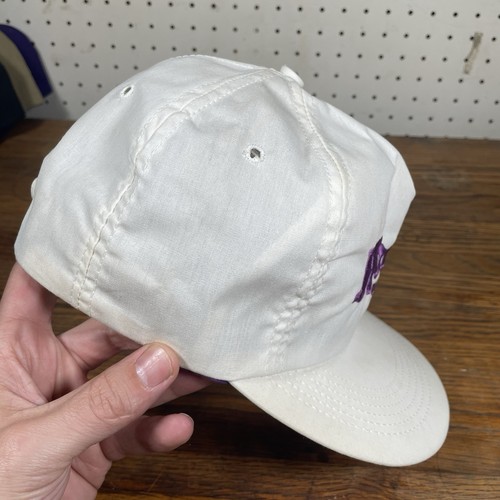 Gorra retro de camionero blanca Snapback neumáticos de carreras Hoosier de colección - VER FOTOS - Imagen 4 de 10