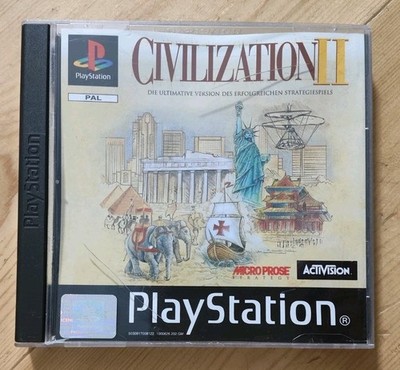 Sid Meiers Civilization 2 - PS1 - Playstation 1 - Mit Anleitung - Sehr Gut  
