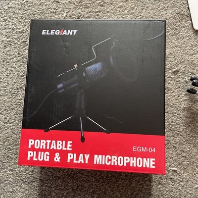 Elegiant tragbares Plug & Play Mikrofon EGM-04