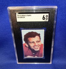 1969 Len Dawson POP 1/1 0^ Rare v 1963 Fleer RC Glendale Stamp Chiefs Card SGC 6