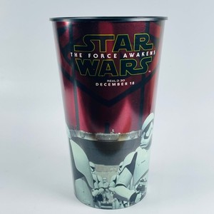 Star Wars Force Awakens Movie Cup 2015 Stormtrooper Plastic 48oz Tumbler 7.5"