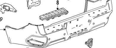 2024 Chevrolet Silverado EV RST New OEM Rear Bumper 924414B | eBay