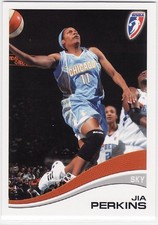 2007 Rittenhouse WNBA Card #34 - Jia Perkins - Chicago Sky