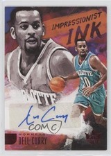 2018 Panini Court Kings Impressionist Ink Ruby 50/99 Dell Curry #II-DCY Auto u5y